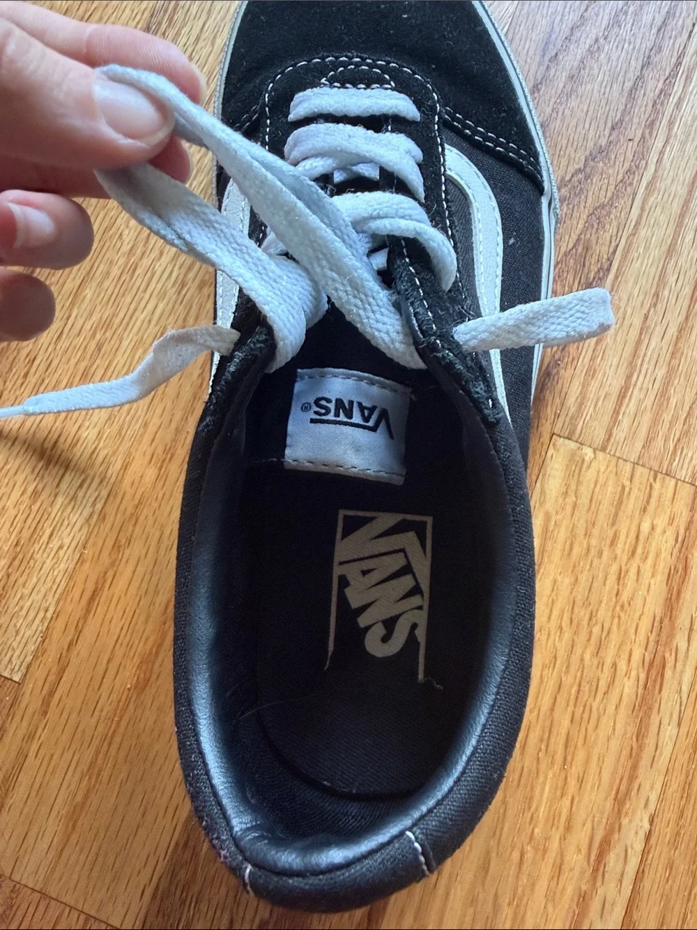 Vans Black & White Old Skool Sneakers Shoe